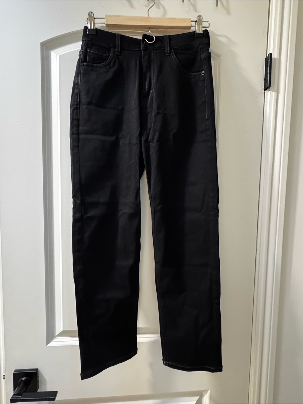 J Brand Black Straight-Leg Jeans
